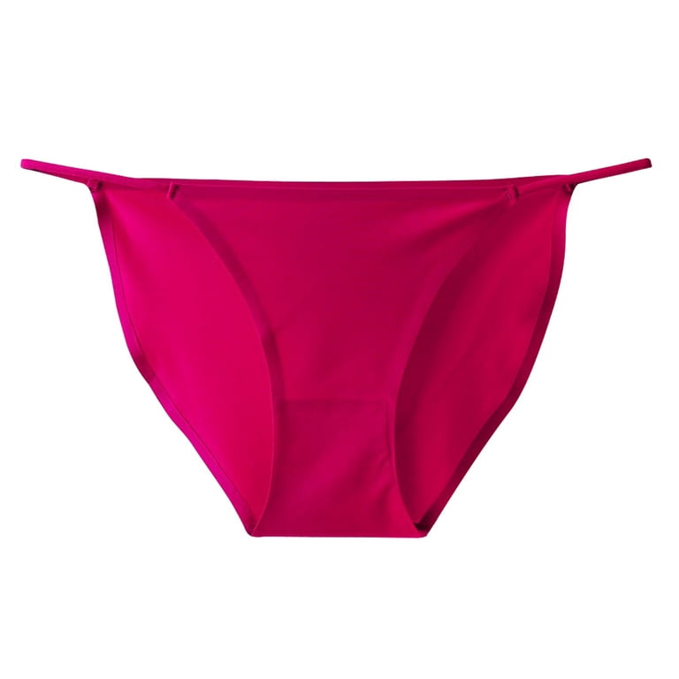 Assless Underpants for Women Women Casual Sexy Solid Color Multicolor Bow  Decoration Low Waist Briefs (Pink, L) : : Clothing, Shoes &  Accessories