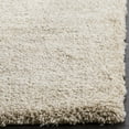 thumbnail image 4 of SAFAVIEH Santa Monica Cali Solid Shag Area Rug, Beige, 6'7" x 9'6", 4 of 10