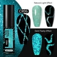 thumbnail image 4 of Esmalte de uñas en gel Dynamic Fragmented Diamonds Pull Cord con destellos explosivos y cristal reflectante ojo de gato, 5 ml. Esmalte de uñas de plástico., 4 of 7