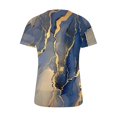 thumbnail image 5 of Camiseta de Manga Corta con Cuello en V Impresa de Verano Casual para Mujeres, Top de Poliéster Ligero de Moda para Uso Diario, Fiesta Y Fecha, 5 of 5