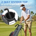 thumbnail image 3 of Sturdum Lightweight Golf Stand Bag, Portable Par 3 Carry Bag with Insulated Cooler Pocket, Durable Golf Bag for Driving Range, Pitch & Putt & Executive Courses, 3 of 8