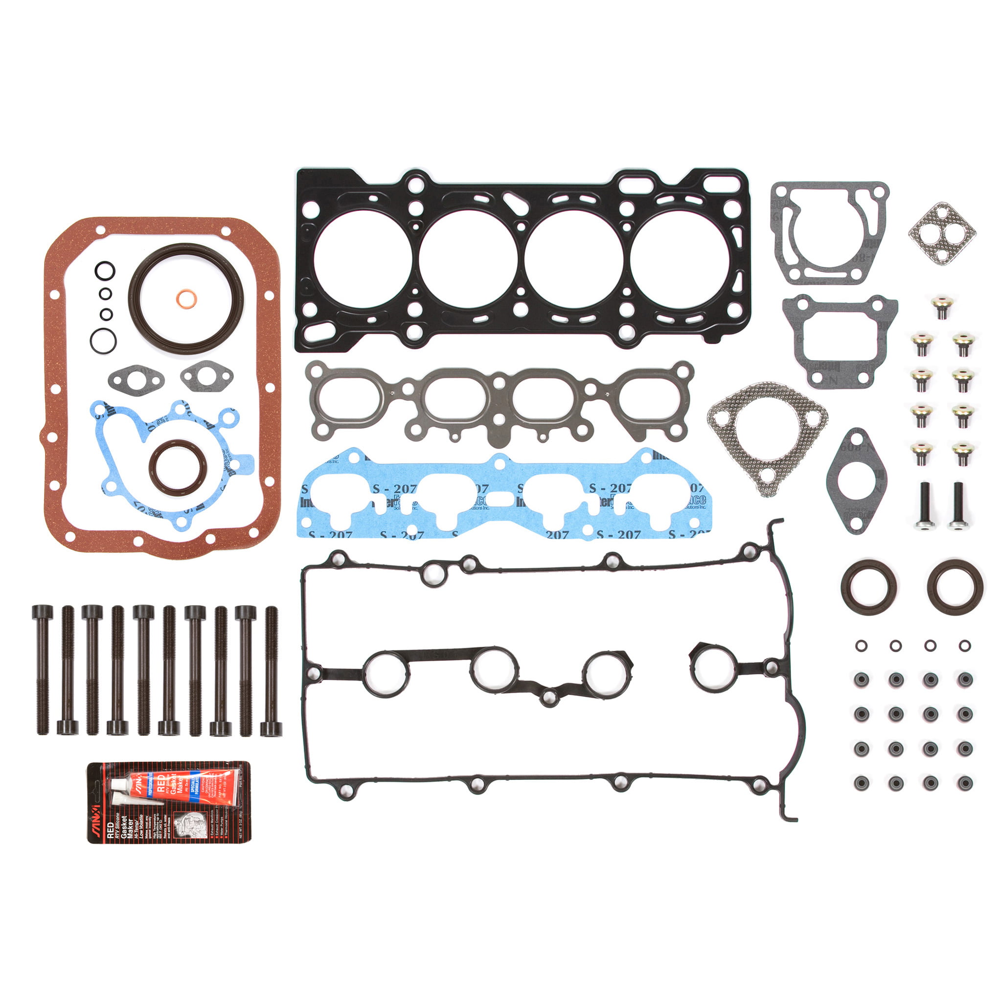 Head Gasket Set Bolt Kit Fits 00-03 Mazda 626 Protege 2.0L DOHC 16v FS