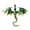 Light Green, variant on Hyasfey Vintage Oil-dripping Flying Dragon Brooch Rhinestone Cartoon Enamel Animal Shape Men Women Clothing Hat Bag Lapel Pin Fashion Jewelry Gift