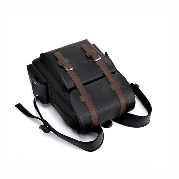 SDJMa Vintage Laptop Backpack, Elegant Water Resistant Travelling PU  Leather Backpack with Bottle Holders, Casual Daypacks College Shoulder Bag  for Men Women, Fits up to 15 Inch Laptop - Walmart Business Supplies