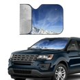thumbnail image 4 of XMXY Car Sun Shade Windshield, Sunny Alps Automotive Front Window Sun Visor for Cars SUV Trucks, Small Size, 4 of 8