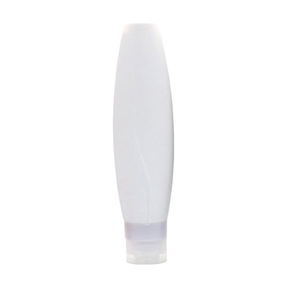 Leodye 1PCS Silicone Travel Bottle Set, Refillable Leakproof Containers for Shampoo, Lotion and Cosmetic Liquid Storage -7.87x2.17x1.38in