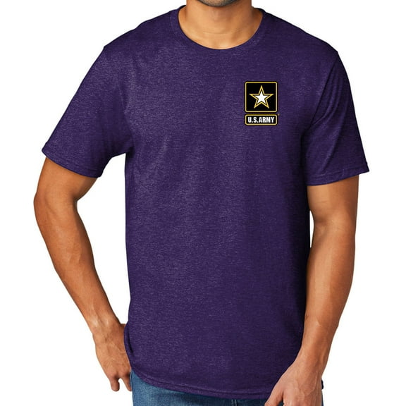 US Army Military Men's TriBlend Tee Shirt, 3XL Team Purple Heather