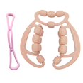 thumbnail image 1 of koolsoo Rouleau Relaxant Musculaire à 24 Roues pour Fascia Outil de Massage des Tissus Profonds pour Entraînement Bras Rose, 1 of 9