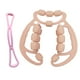 thumbnail image 1 of Rodillo de relajación con 24 ruedas, resistente y multifuncional, con puntos de presión y abrazadera para la pierna. Rosa, 1 of 9