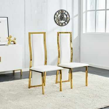 D&N Furniture CHAIR GOLD LEG 2pcs