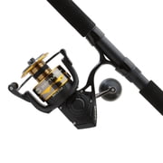 PENN Battle IV Spinning Fishing Combo, 6'6 Medium Heavy Rod, 6000 Size Reel