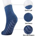 thumbnail image 2 of FFIY Womens Fuzzy Socks With Grips Grippy Non Slip Fluffy Slipper Socks, 2 of 5