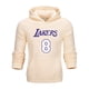 thumbnail image 2 of Sudadera con capucha con estampado de letras y números de LAKERS 8 para hombre, estilo hip hop, cuello redondo, para la calle, con bolsillo y forro polar, 2 of 4