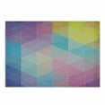 thumbnail image 1 of Indie Cutting Board, Abstract Triangles Classical Diamond Line Pattern in Dreamy Colors Modern, Decorative Tempered Glass Cutting and Serving Board, Small Size, Multicolor, by Ambesonne, 1 of 1