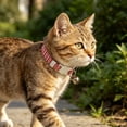 thumbnail image 6 of Adjustable Plaid Cat Collars,Cute Kitten Cat Collar, Gingham Small Dog Collar, Safety Pet Collars for Birthday Christmas,A - one size, 6 of 6