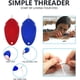 thumbnail image 2 of Enhebrador de agujas para coser a mano, enhebrador de agujas para máquina de coser simple para agujas de ojos pequeñas, enhebrador de agujas Dealther, enhebrador de alambre de plástico, ayudante de bricolaje, juego de herramientas de enhebrador automático de agujas para manualidades (10 piezas) BANYUO Electrónica, 2 of 3
