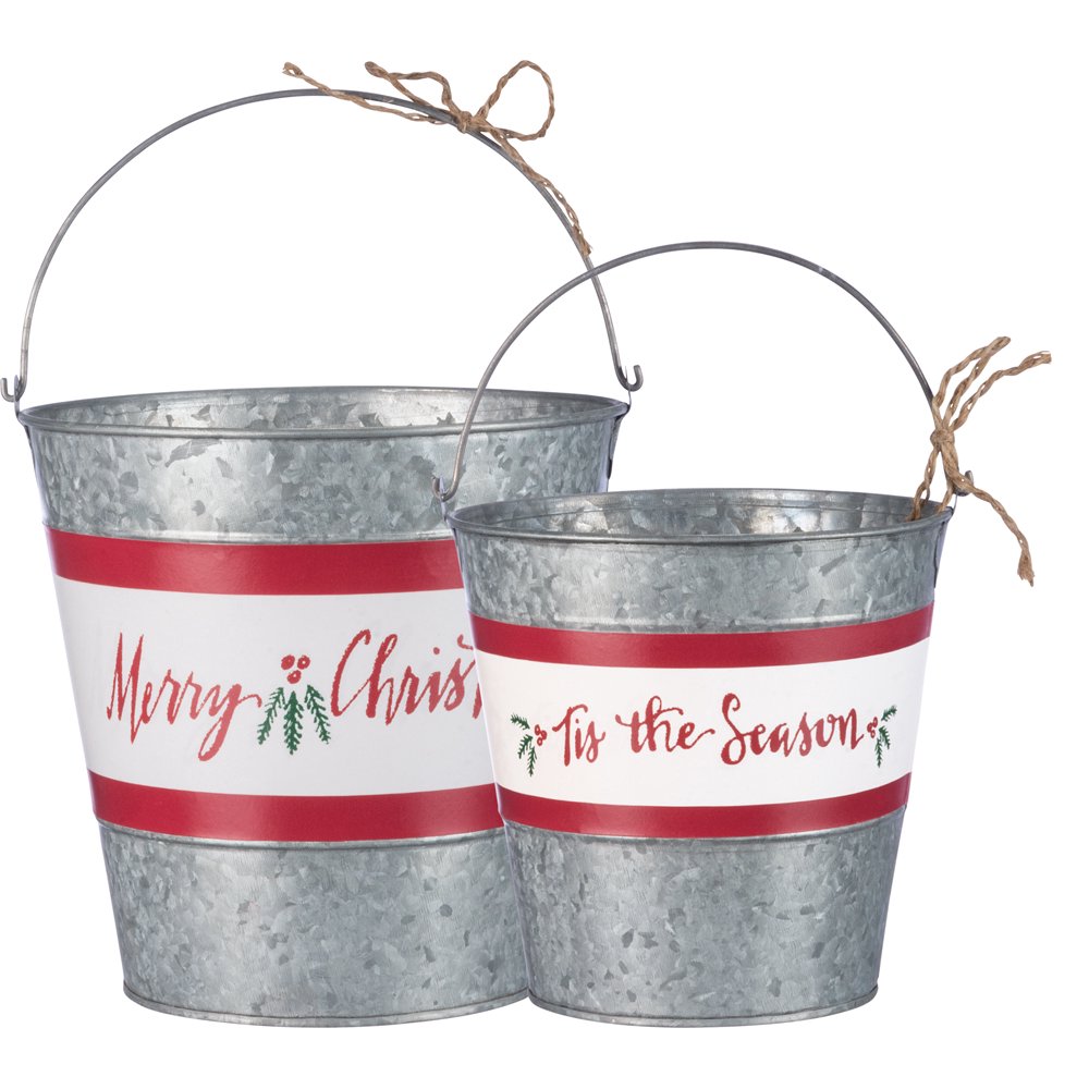 Bucket Set Merry Christmas