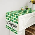 thumbnail image 5 of St Patricks Day Table Runner Green Shamrock Happy St Patricks Day Spring Holiday Party Table Decorations for Home Kitchen Dining Indoor Outdoor Decor 13 x 90 Inch, 5 of 5