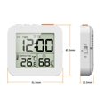 thumbnail image 2 of Reloj despertador digital Reloj de baño digital para dormitorio, 2 of 10