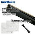thumbnail image 5 of GrandWheel Co Window Deflectors Smoke Tinted In-Channel Side Window Vent Visor Deflectors Rain Guards Compatible with Tacoma 2005-2015 Double Cab - 4pcs. GW0731, 5 of 9