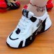 thumbnail image 2 of Zapatos deportivos con bordado de tigre para mujer, zapatillas transpirables de Color bajo a juego con cordones, zapatos blancos pequeños, 2 of 4
