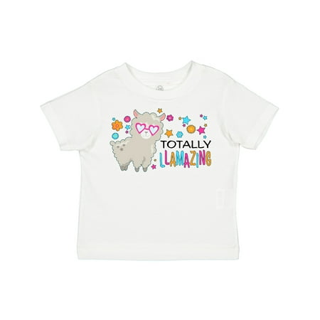 

Inktastic Totally Llamazing- Cute Llama with Sunglasses Gift Toddler Boy or Toddler Girl T-Shirt