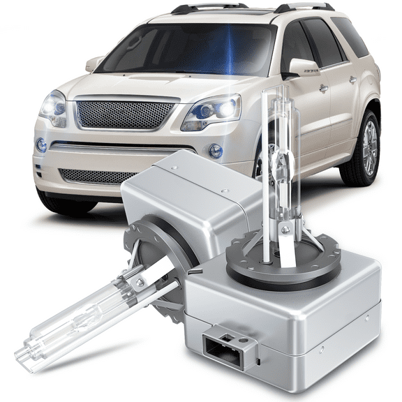 For 2007-2012 GMC Acadia HID Headlight Bulb D1S Bi-Xenon High Low Beam Replacement Kit 2pcs