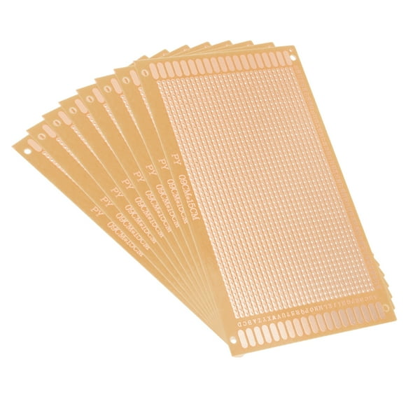Unique Bargains 9x15cm Single Sided Universal Paper Printed Circuit Board Thickness 1.2mm 8pcs