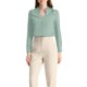 thumbnail image 1 of CAMISA DE BOTONES DE MANGA LARGA EN V ELEGANTE PARA MUJERES CHIC L VERDE CLARO, 1 of 6