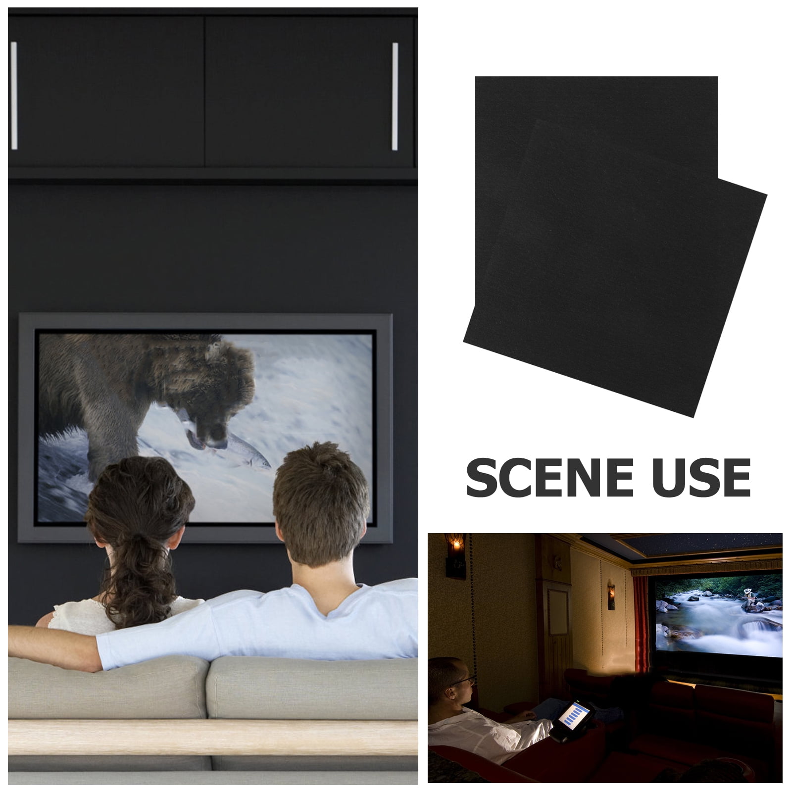 12 Pcs Sound Proof Foam Panel for Wall Acoustic Sound-absorbing