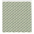 thumbnail image 3 of Ambesonne Vintage Shower Curtain, Retro Sports Car Design, 69"Wx70"L, Pale Green and Slate Blue, 3 of 3