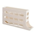 thumbnail image 1 of Dispensador de huevos con ruedas, organizador para 30 huevos, bandeja reutilizable para huevos, refrigerador para huevos Blanco, 1 of 9