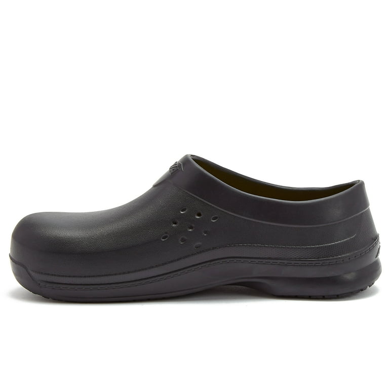 Avia Flame Slip Resistant Clogs for Women, Slip on Work Shoes