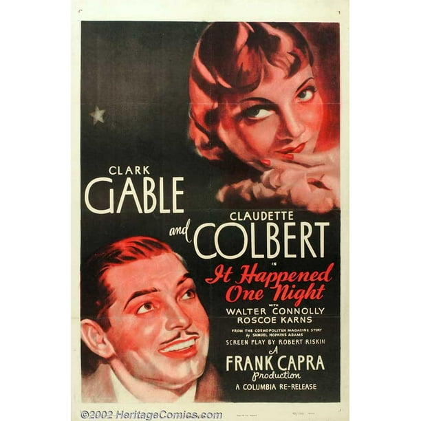It Happened One Night Movie POSTER 11" x 17" Style G - Walmart.com ...