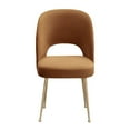 thumbnail image 5 of TOV Furniture Swell Cognac Velvet Chair, 5 of 6