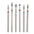 thumbnail image 2 of Paquete De 6 Piezas Kit De Brocas Para Arte De Uñas De Acero Inoxidable Accesorios Para Taladro De Uñas Herramienta De Manicura JG # 9 Puntas De Cortador De Uñas Profesional, 2 of 7