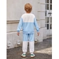 thumbnail image 2 of Arshiner Boys Fashion Big Kids Clothes Cool Soft Crewneck Sweatshirt and Sweat Pants Boy Fall Outfits, 2 of 6