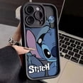 thumbnail image 3 of Disney-funda de teléfono de silicona suave Stitch para iPhone 14, 15 Pro Max, 13, 12, 11 Pro, XR, XS Max, X, 8, 7 Plus, SE 2020, cubierta protectora de lente, 3 of 4