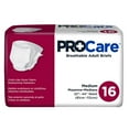 thumbnail image 3 of Adult Incontinent Brief ProCare Tab Closure Medium Disposable Heavy Absorbency- 1, 3 of 3