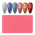thumbnail image 3 of Nail Template Exquisite Practical Colorful Silicone Nail Stemping Plates for Girl, 3 of 8