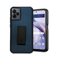 thumbnail image 2 of For BLU View Speed Ultra 5G Case, Dark Blue Shockproof 360-Degree Rotating Belt Clip Kickstand Case Cover  with Tempered Glass, 2 of 9