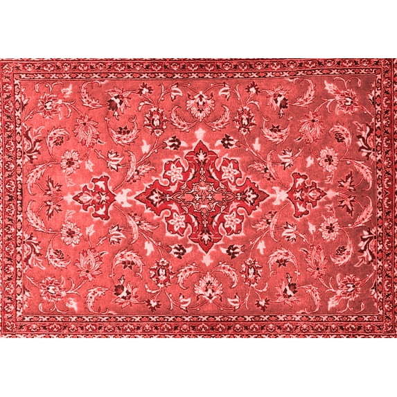 Ahgly Company Indoor Rectangle Persian Red Traditional Area Rugs, 7' x 9'