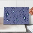 thumbnail image 2 of Unicorn Party Cutting Board, Teenage Style Stars and Hearts Purple Toned Background, Decorative Tempered Glass Cutting and Serving Board, Small Size, Violet Blue Lavender, by Ambesonne, 2 of 5