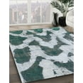 thumbnail image 2 of Ahgly Company Indoor Square Abstract Light Steel Blue Abstract Area Rugs, 6' Square, 2 of 6