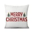 thumbnail image 2 of Merry Christmas Tree Snowman Santa Claus Throw Pillow Case Beautiful Throw Pillow Case Set of 4 Vintage Pillowcase for Couch Sofa Bed Farmhouse, 2 of 7