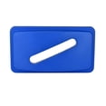 thumbnail image 4 of Alpine Industries Blue Recycling Slim Trash Can Paper Recycling Lid (3 pack), 4 of 4