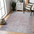 thumbnail image 3 of BoutiqueRugs Dare Traditional Runner Rug - Machine Washable - Light Blue, Cream, Off White - 2'7" x 10' Runner, 3 of 10