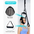 thumbnail image 3 of Dispositivo de tracción para la parte superior del cuello en la puerta del hogar, hamaca portátil para estirar el cuello para aliviar el dolor de cuello y equipo auxiliar de fisioterapia con descompre, 3 of 5