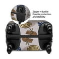 thumbnail image 4 of Haiem Antique Vintage Teapot Coffee Grinder Luggage Cover Printed Suitcase Covers for Luggage Elastic Washable Suitcase Protector Fits 18-32 Inch Luggage-X-Large, 4 of 9