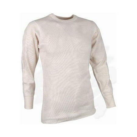 US Military GI Extreme Cold Weather Thermal Undershirt, Natural/Off-White - Walmart.com